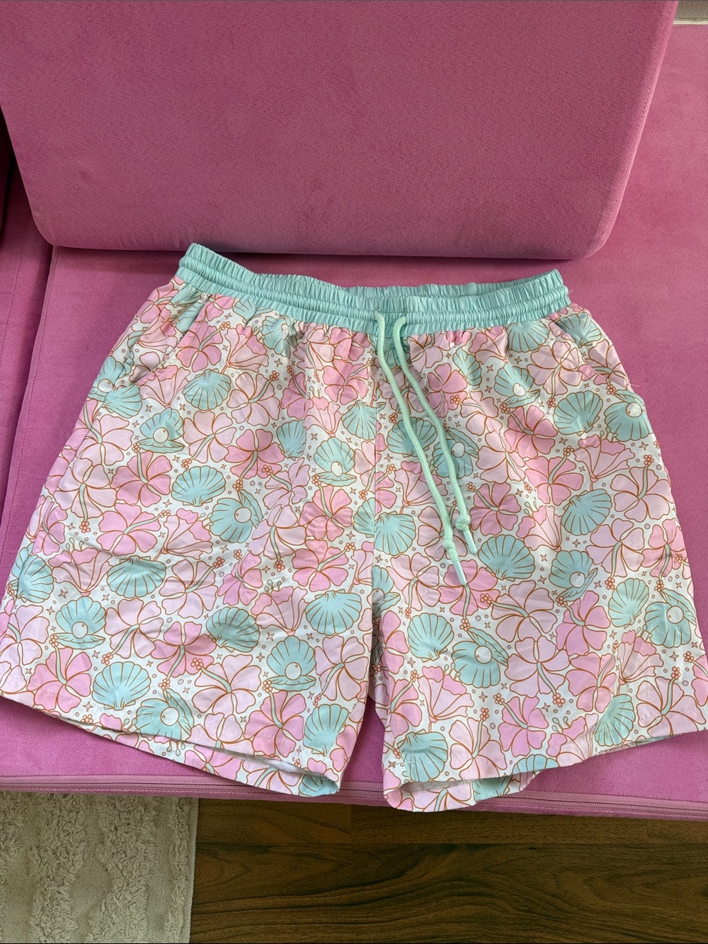 Caden Lane Men’s Size Large Ocean Pearl Swim Trunks